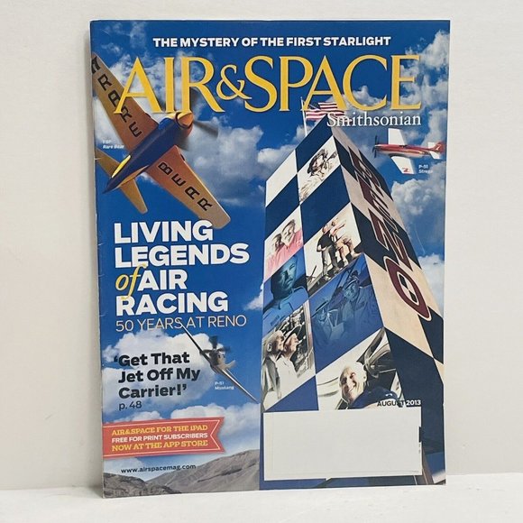 Air And Space Smithsonian Magazine August 2013 Mystery of First Starlight - Picture 1 of 10